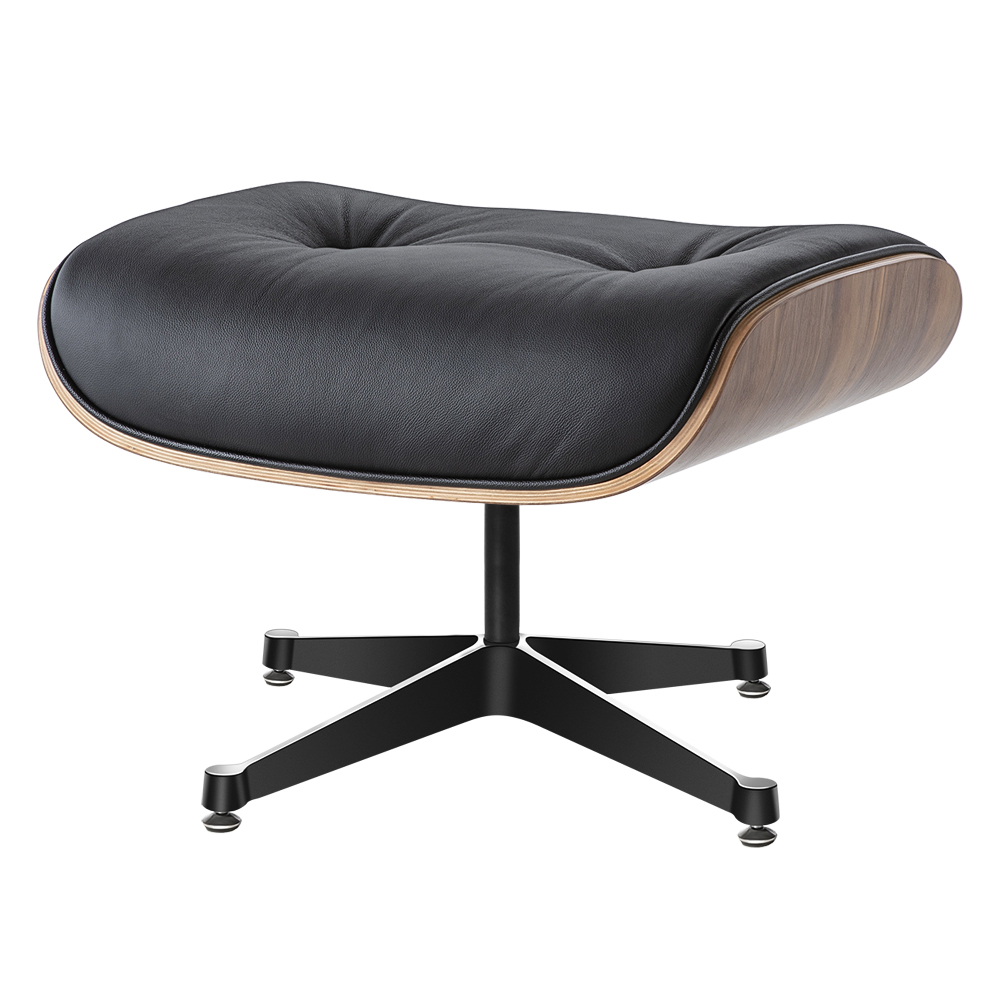 Fauteuil inclinable classique en cuir de vachette noir, fauteuil léger pour brochure, meubles de chaise longue à grosse tête, fauteuil à percussion au pied, stock UE