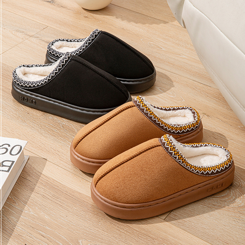 Casual damesslippers Thuis Winter Pluche Luxe Designer Damesschoenen Mode Indoor Fuzzy Bont Slides Flats Elegant Groot formaat