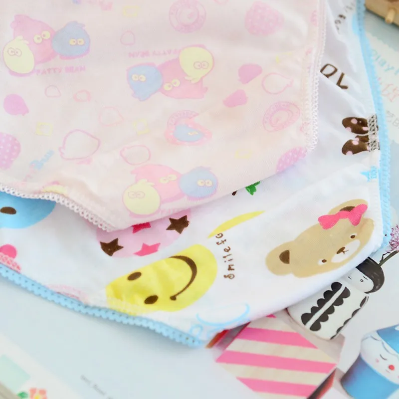6 unids/lote de ropa interior para niños, bragas para niñas, pantalones cortos de algodón con estampado Floral para niños pequeños, bragas bonitas para chico, calzoncillos para niños