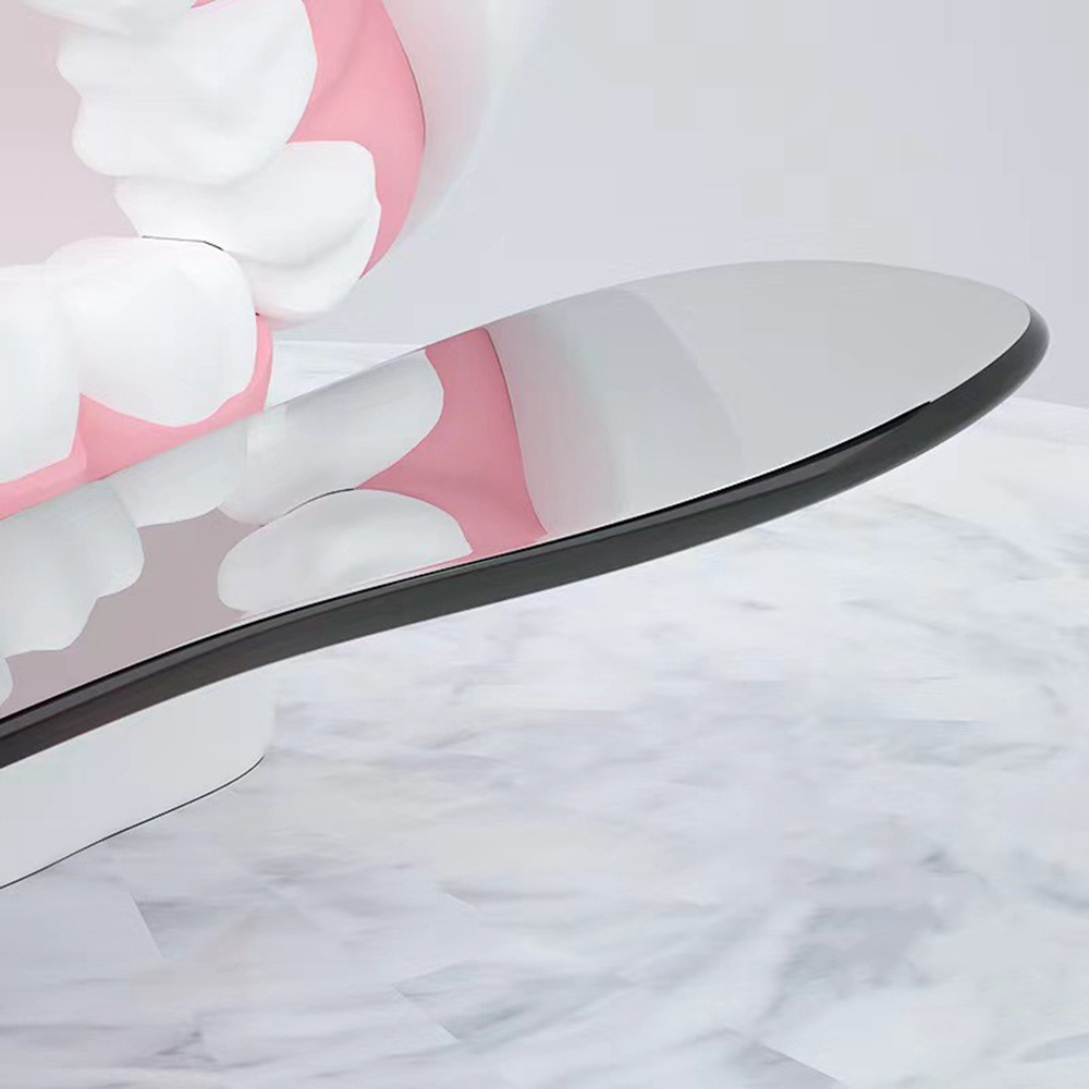 1pc espelho ortodôntico dental fotografia espelhos dupla face odontologia material refletor intra oral