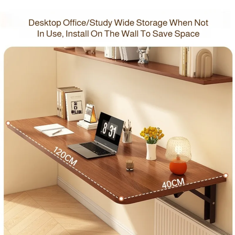 Foldable desk wall wall mounted folding table wall mounted study table balcony against the wall hanging wall side table