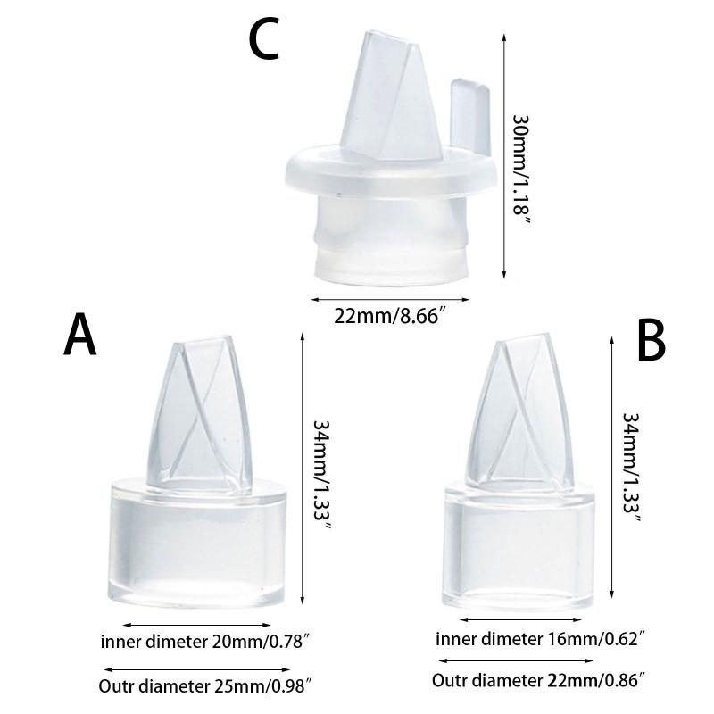M76C Duckbill -Ventile Feste Farbbackflow zum Schutz der Brustpumpe Stillbehörde Entenbill für Ventilbruhe Pumpe