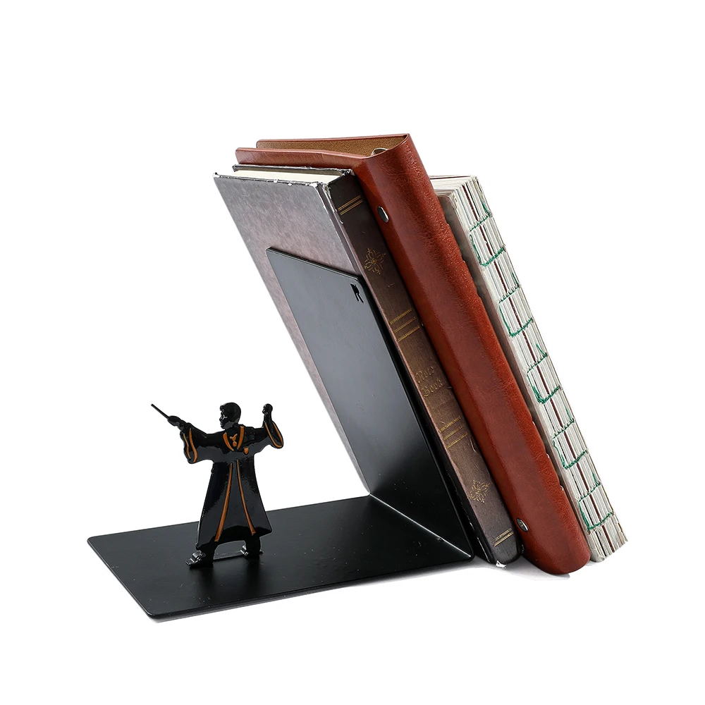 Movie Magic Academy Triangle Shape Book Terminal Metal Heavy Book Terminal Fan Desktop Home Office Iron Book Terminal