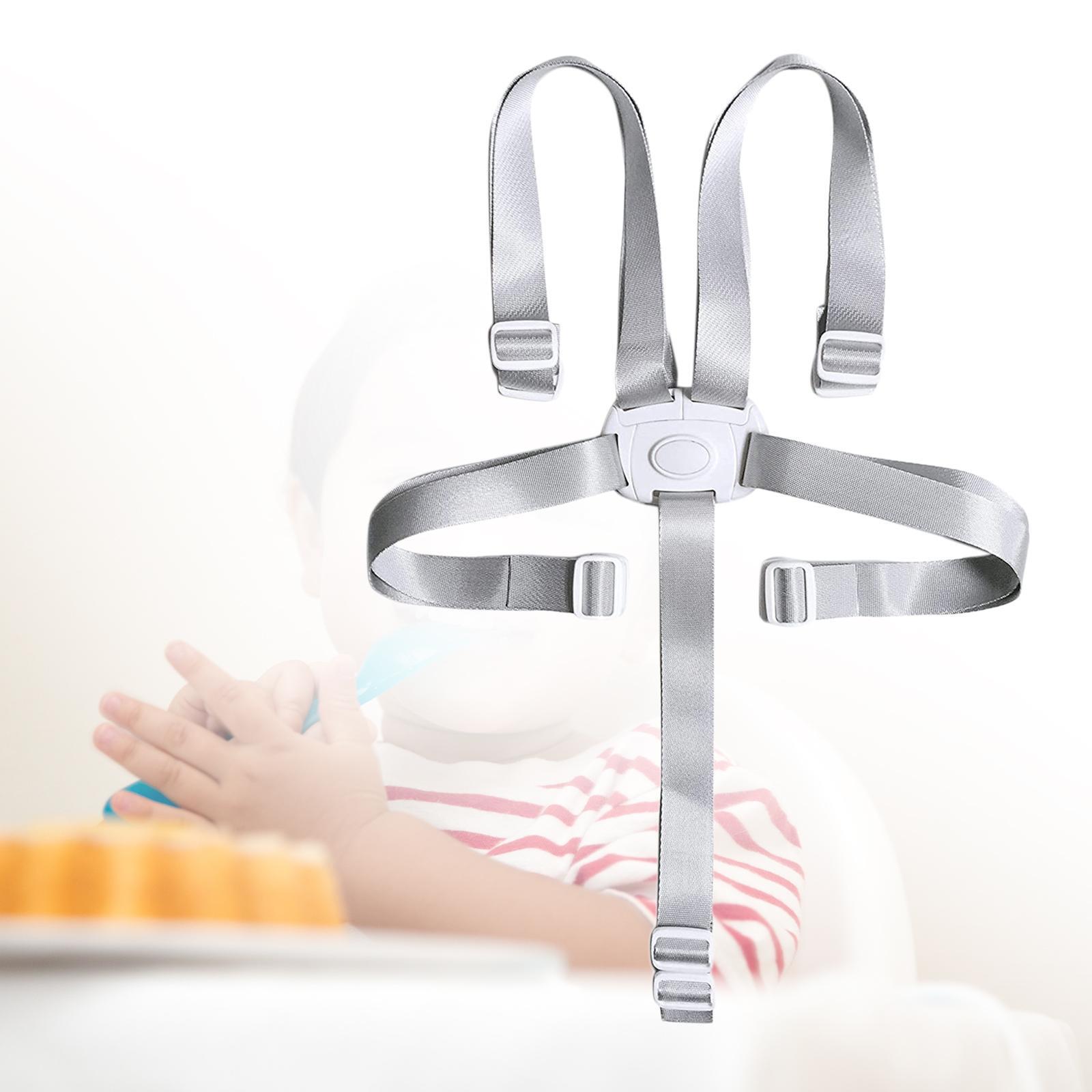 Cinto de segurança para bebês, 5 pontos, cadeira alta, jantar, alimentação, cintos, proteção universal, assento de almoço, carro, cintos fixos