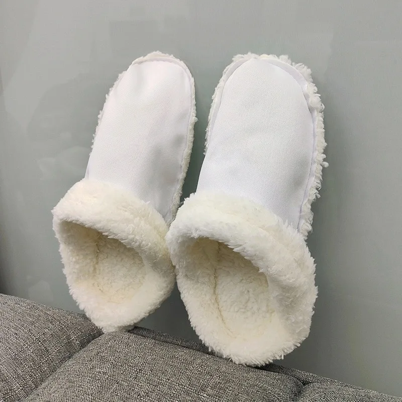 1 Pair Winter Warm Shoe Cover Inserts Replacement Fur Insoles Removable Soft Thickened Shoes Liners Plush Cover Accessories