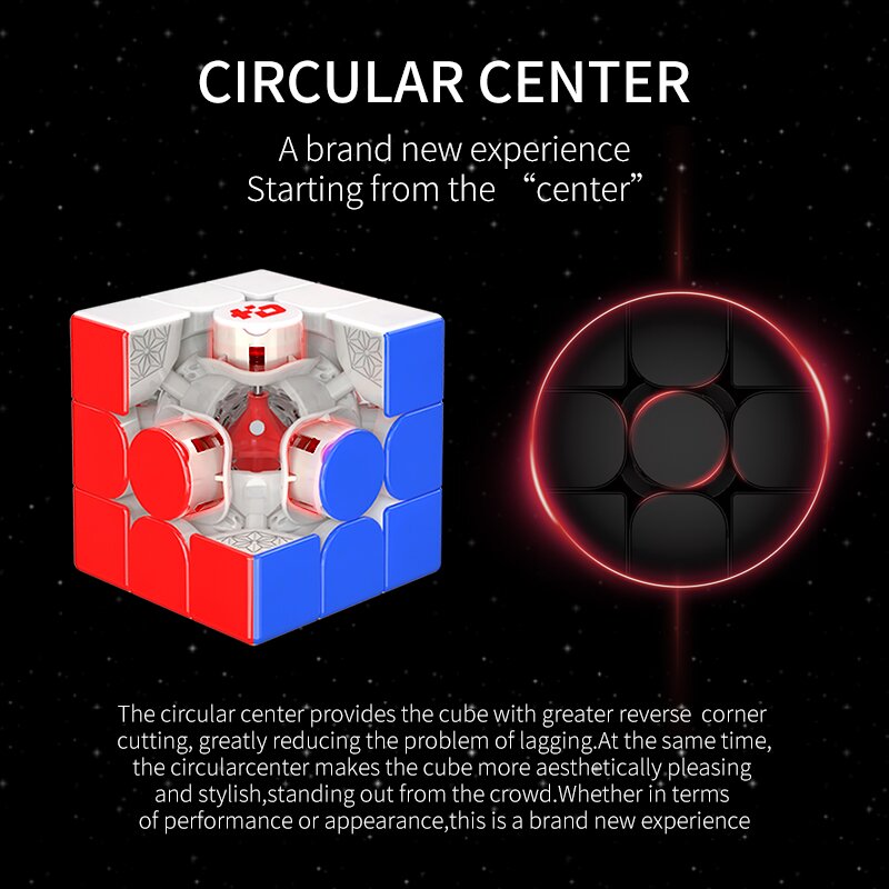 Новый Fanxin 3X3 Light Magnetic Magic Ball Cube 3x3 Professional 3x3x3 Speed Puzzle Детские игрушки 3×3×3 Speedcube Magico Cubo