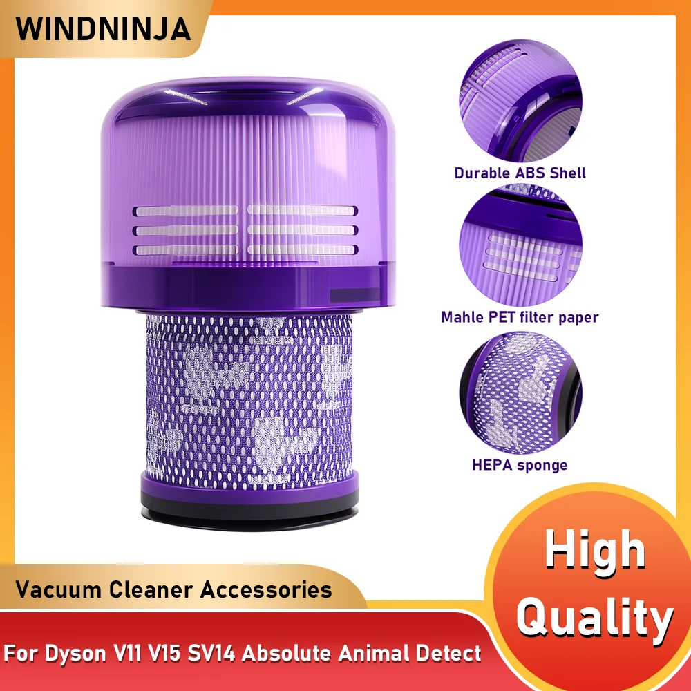 Filtros de repuesto para filtros de aspiradora Dyson V11 V15 SV14 Absolute Animal Detect Extra Pro Torque Drive