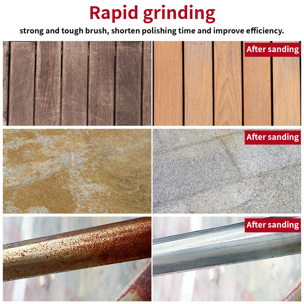 100mm Nylon Rad Pinsel Schleif Draht Schleifen Polieren Pinsel Bench Grinder Für Holz Möbel Metall