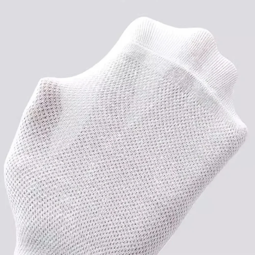 10 pares de calcetines cortos de verano de malla transpirable para hombre, calcetines deportivos de algodón versátiles a precio de descuento, ropa deportiva y informal