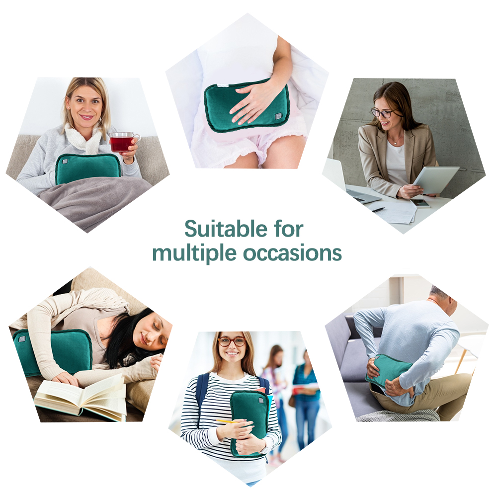 Usb aquecedor de mão elétrico grafeno calor térmico travesseiro luvas almofada inverno saco quente para mãos e pés quentes