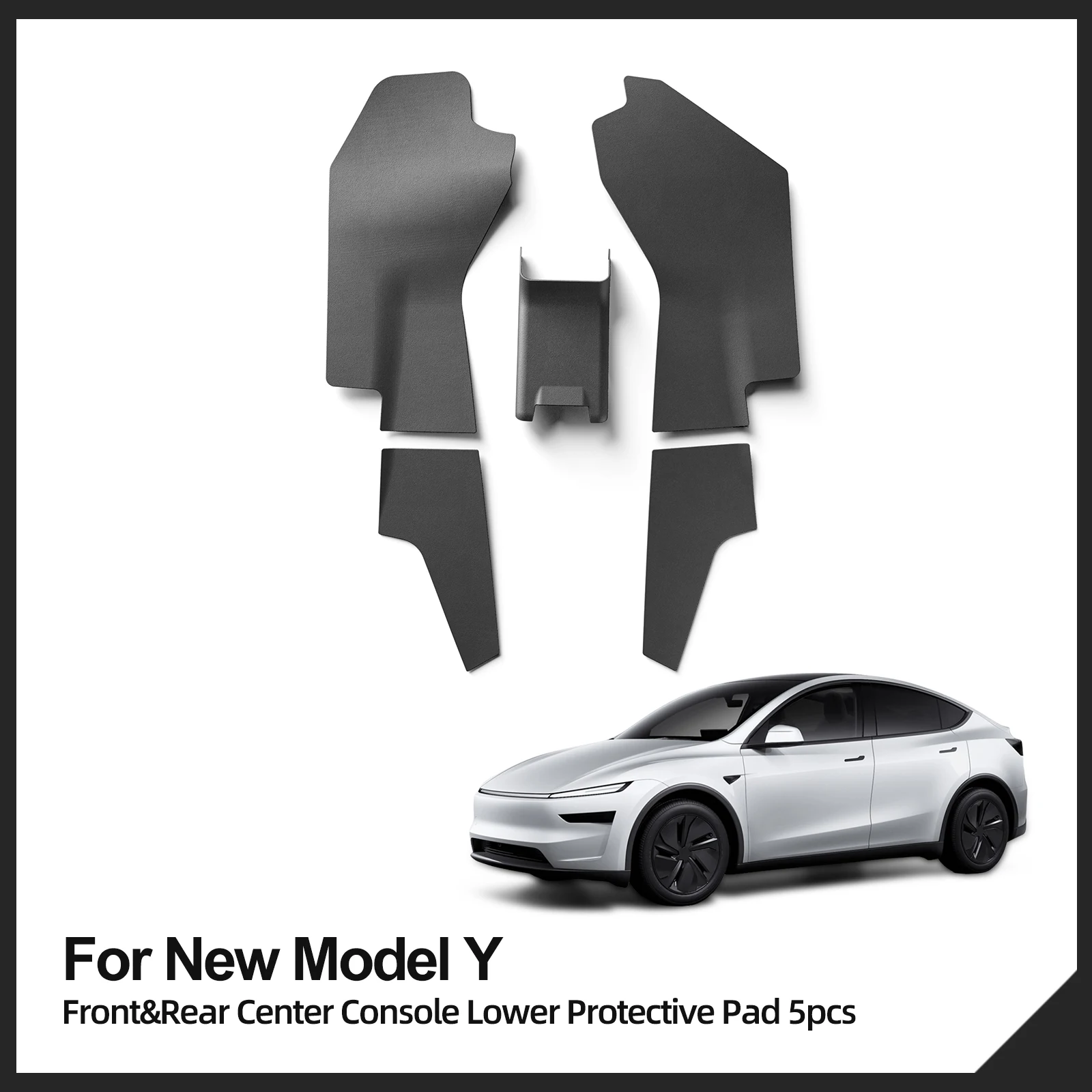 LUCKEASY для Tesla Model Y Launch 2025 2026 Juniper, защитная накладка от грязи, боковая противоударная накладка центрального управления, аксессуары из ТПЭ