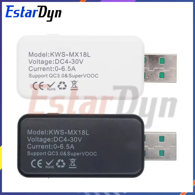 Estardyn เครื่องทดสอบ10 in 1 USB, เครื่องตรวจจับโวลต์มิเตอร์ไฟฟ้ากระแสตรงแบบดิจิตอลโวลต์มิเตอร์มิเตอร์วัดกระแสไฟกระแสแอมป์โวลต์แอมมิเตอร์ตัวแสดงที่ชาร์จแบตสำรอง