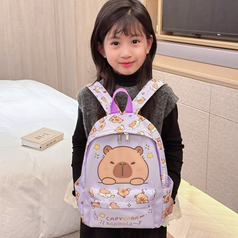 귀여운 대용량 Schoolbag 빨 수있는 방수 다목적 배낭 통기성 뒤 패드 만화 여행 가방 학생