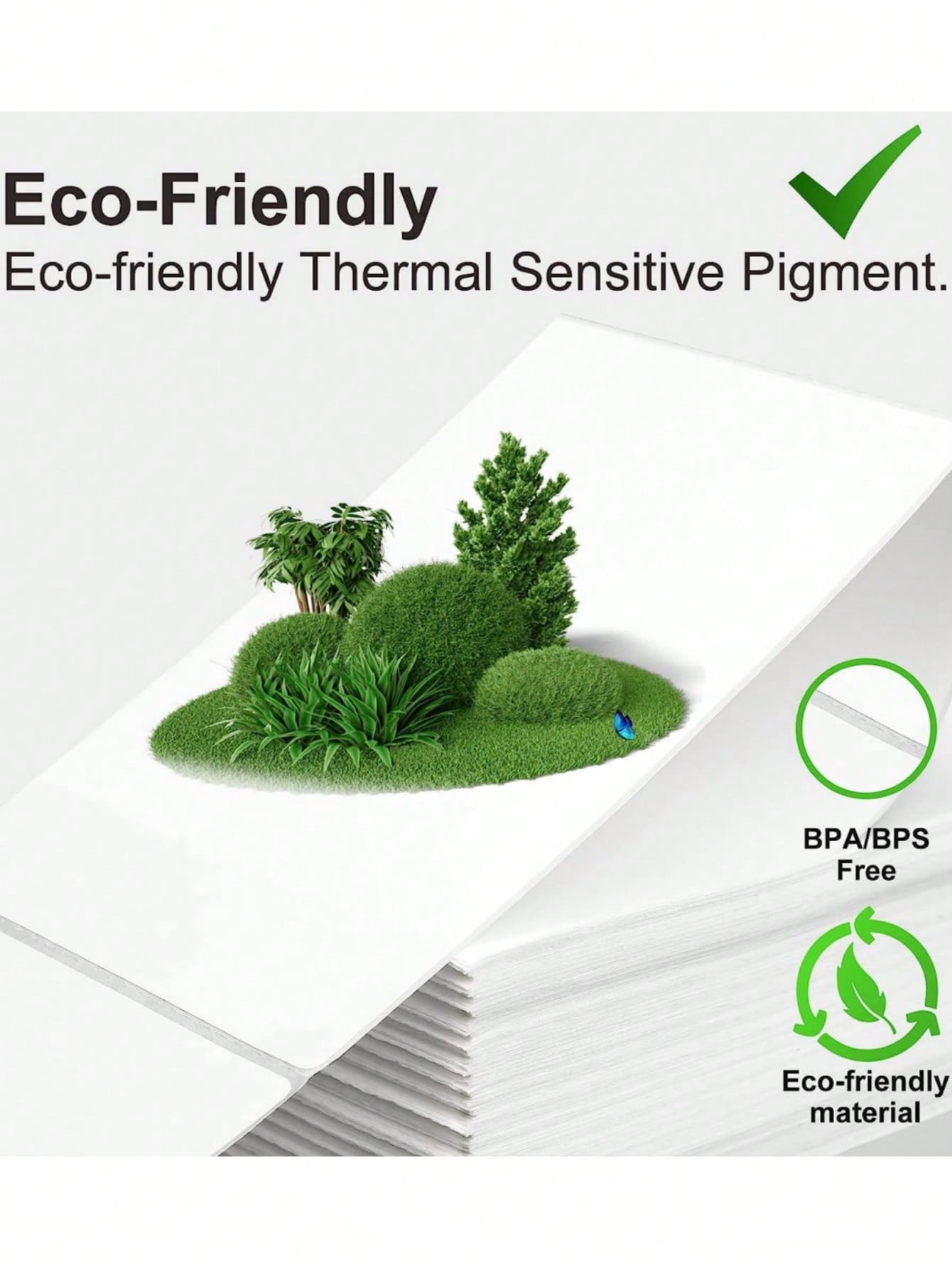 4x6インチの粘着サーマルラベル紙、500枚/ロール強力粘着、防水性と耐油性、出荷ラベルに使用