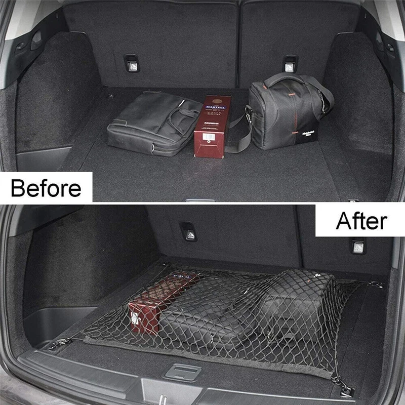 Universele auto kofferbaknet Nylon elastische mesh bagage vrachtopslag pick-up netjes net voor bestelwagen SUV vrachtwagen mesh netwerkzak
