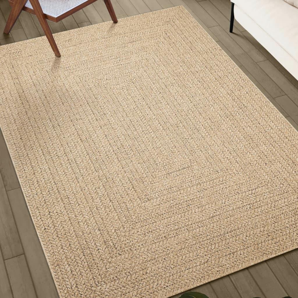 ZIZUR 100x200 cm Jute Look Rug for Indoor & Outdoor Use - Durable and Stylish Décor