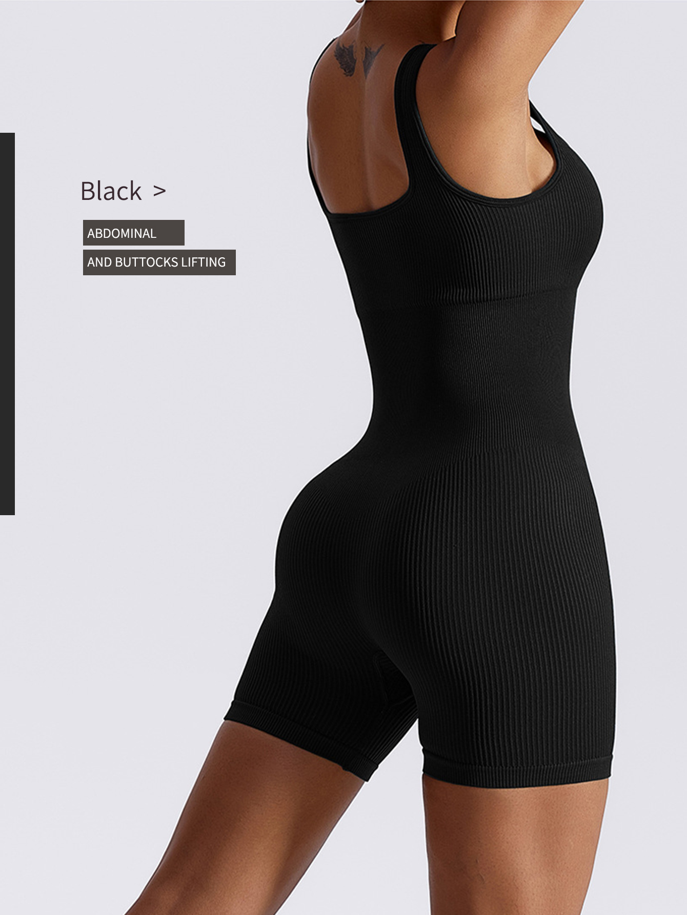Mono ajustado integrado de alta elasticidad, traje de Yoga con espalda de belleza aérea, mono sin costuras para mujer