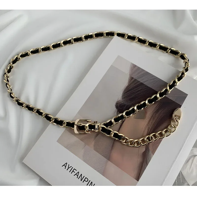 Dây Chuyền Kim Loại Cho Phụ Nữ Waistbands Tua Dài Cho Phù Hợp Quần Jean Phù Hợp Với Đầm Dây Lưng Cao Cấp Thương Hiệu Nhà Thiết Kế Eo Dây Chuyền