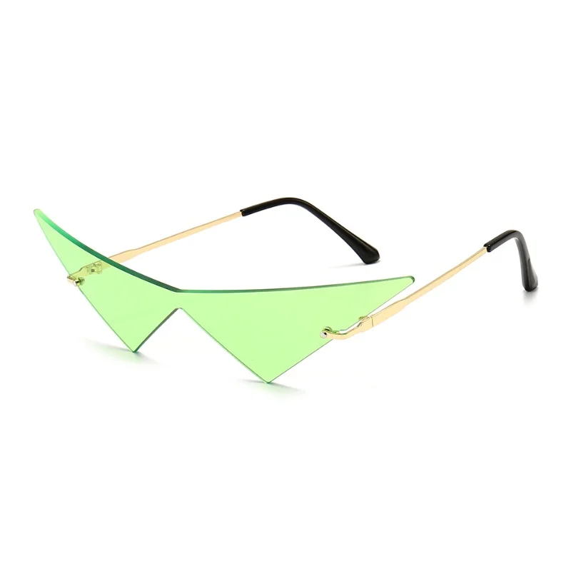 5351 New Arrival Unisex Stylish Sunglasses with Triangle Frames: Perfect for Runway Shows, Street Photography, Hip-hop & Funky