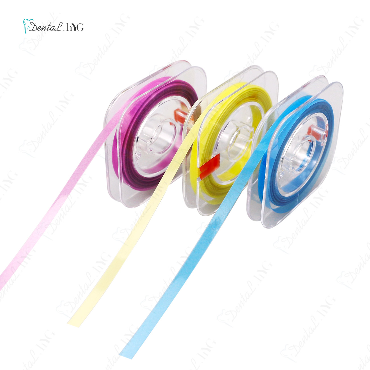 Material de resina do rolo da tira de polimento dental 6m * 4mm dentes moagem lixar moldar material do dentista