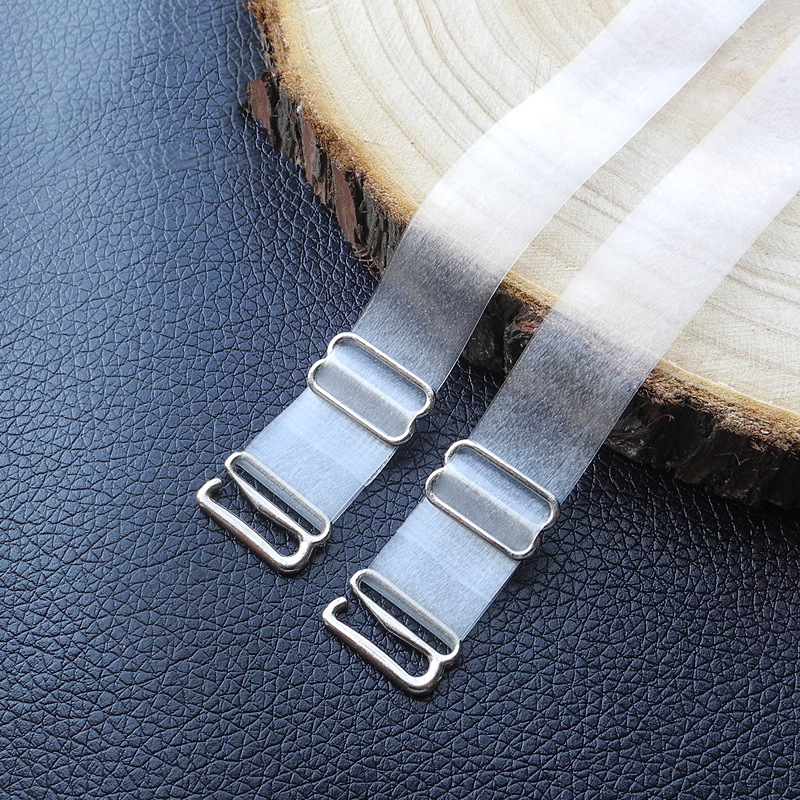 1Pair Adjustable TPU Bra Straps Belt Women's Elastic Invisible Transparent Silicone Bra Straps Intimates Accessories