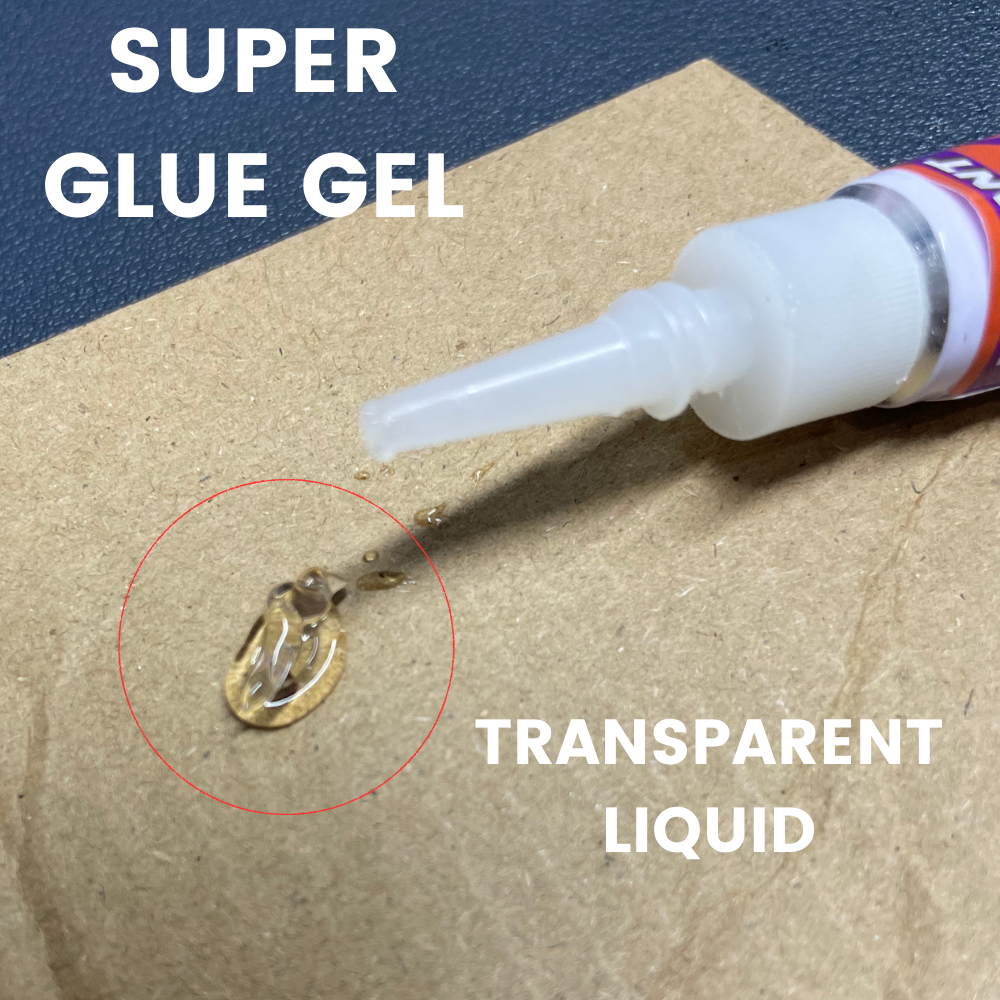 Super Glue Gel - Strong Instant Adhesive for Coral, Metal, Plastic, Wood, Ceramic, Rubber - Quick Dry & Waterproof 6g/20g