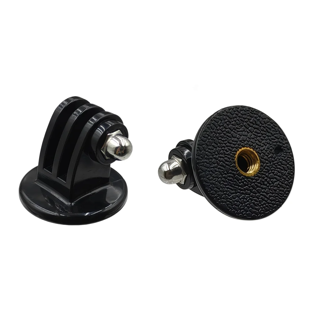 Base de montaje de adaptador de trípode con tornillo fijo 1/4 para Gopro 13 12 11 10 9 8 7 juego de accesorios de Cámara de Acción