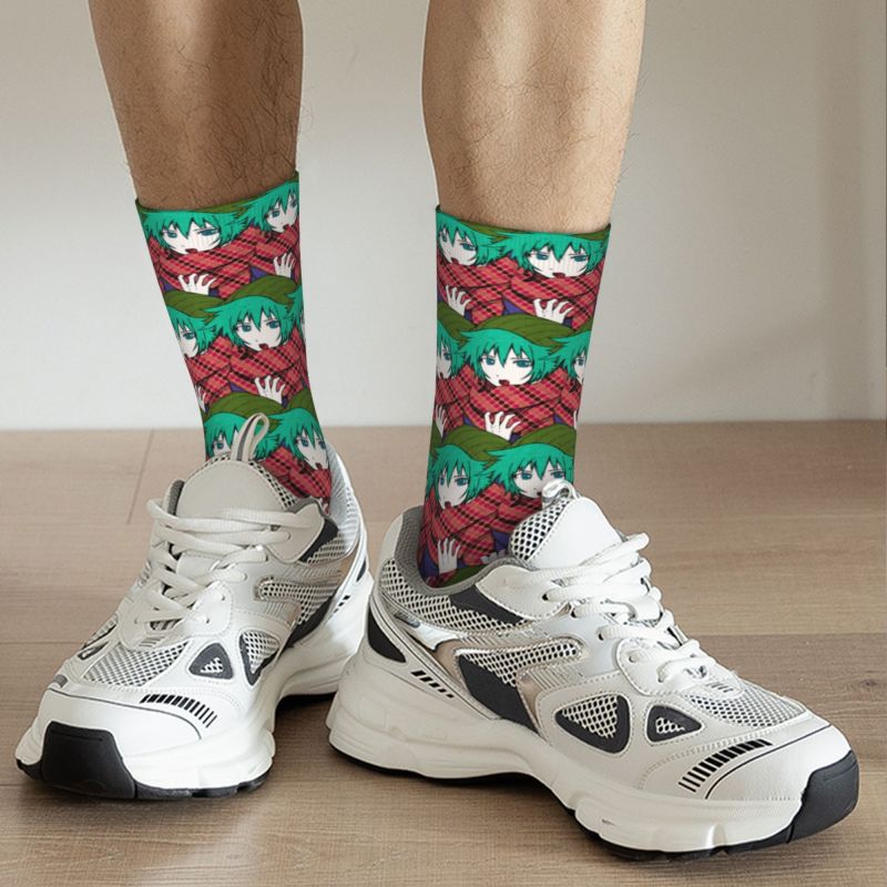 Shin Tsukimi Your Turn To Die Hat, calcetines de vestir con estampado 3D Kawaii para hombre, juego de Anime YTTD, Unisex
