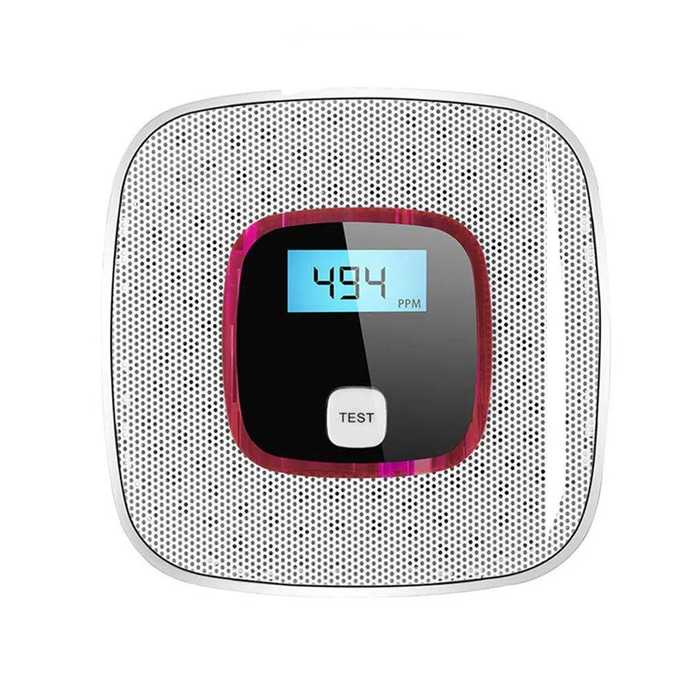 LCD CO rilevatore di monossido di carbonio sensore di allarme rilevatore di fumo rilevatore strumento di monitoraggio spedizione gratuita