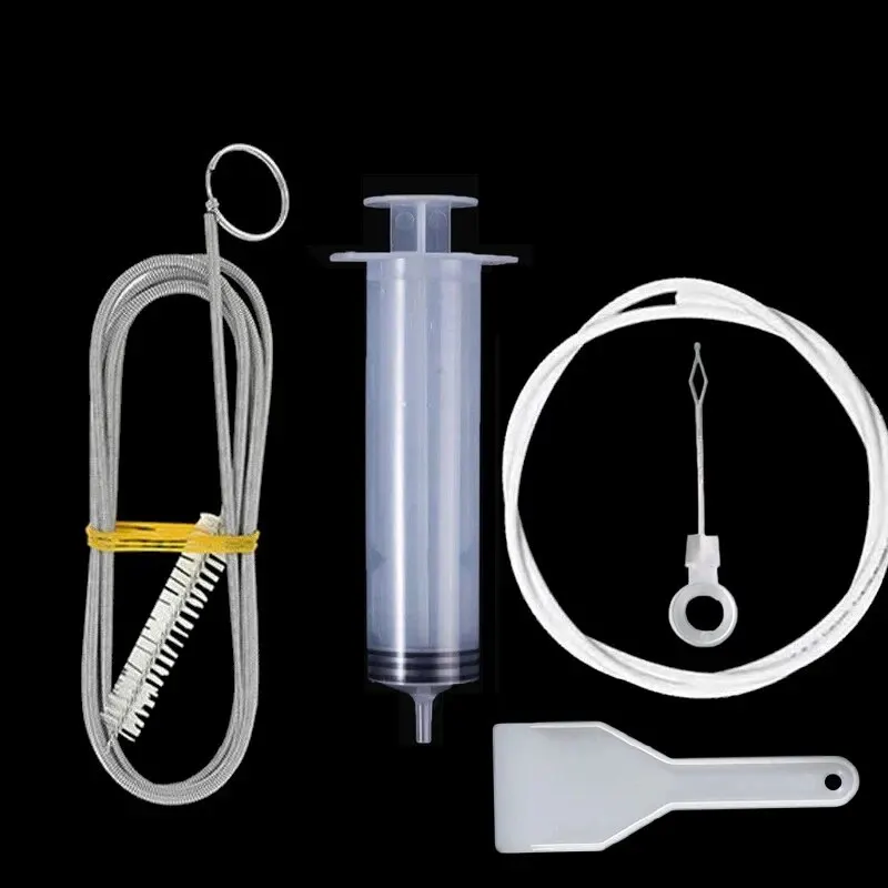 5/6 Pcs ตู้เย็นท่อระบายน้ํา Clog Remover ตู้เย็นแปรงน้ํา Outlet CLEANER สําหรับครัวเรือนทําความสะอาดขุดลอกเครื่องมือทําความสะอาด