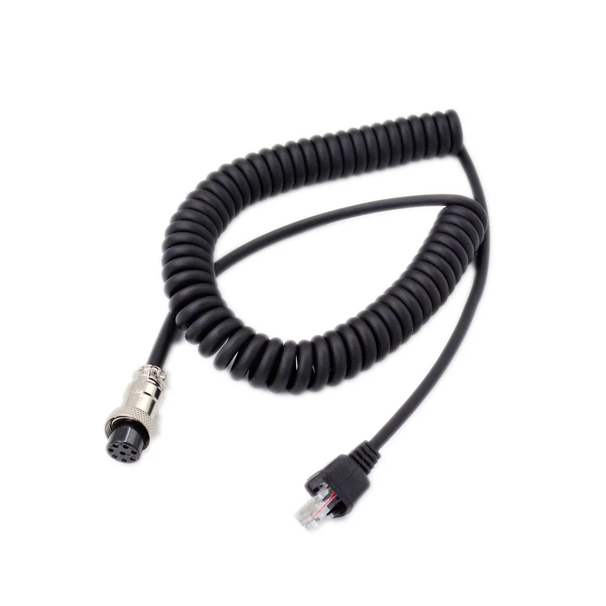 Cable de extensión de micrófono de 8 pines hembra a RJ-45 Modular para YAESU FT MD-1 MD100 MD200 FT1000 FT-450D FT-991A accesorio de micrófono