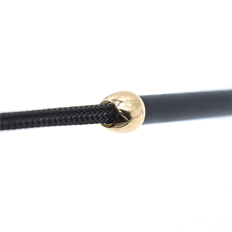 64CM Real Leather Whip High Elasticity Support, Premium Quality Crops Equestrianism Horse Whip
