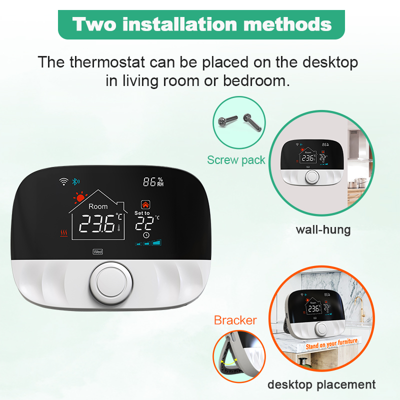 Tuya Smart Home Wifi Heating Thermostat Wireless Tuya Thermostat For Gas Boiler Smart Life Temperature Controller Alexa Google