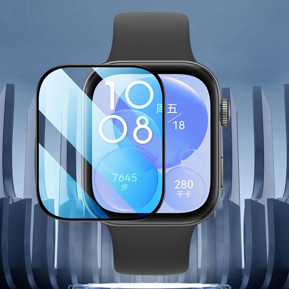 3D 曲面フィルム Huawei 社時計フィット 3 2 スマートウォッチアンチスクラッチフルスクリーンプロテクターアクセサリー Huawei 社時計 Fit3 ガラスなし