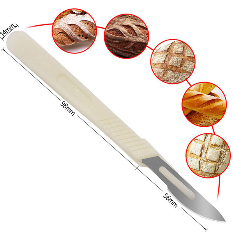 Cortador de pan francés, cuchillas de pan, cuchillo de tallado, Gadgets de cocina, accesorio para hornear, corte de pan estampado, herramientas de pastelería para hornear