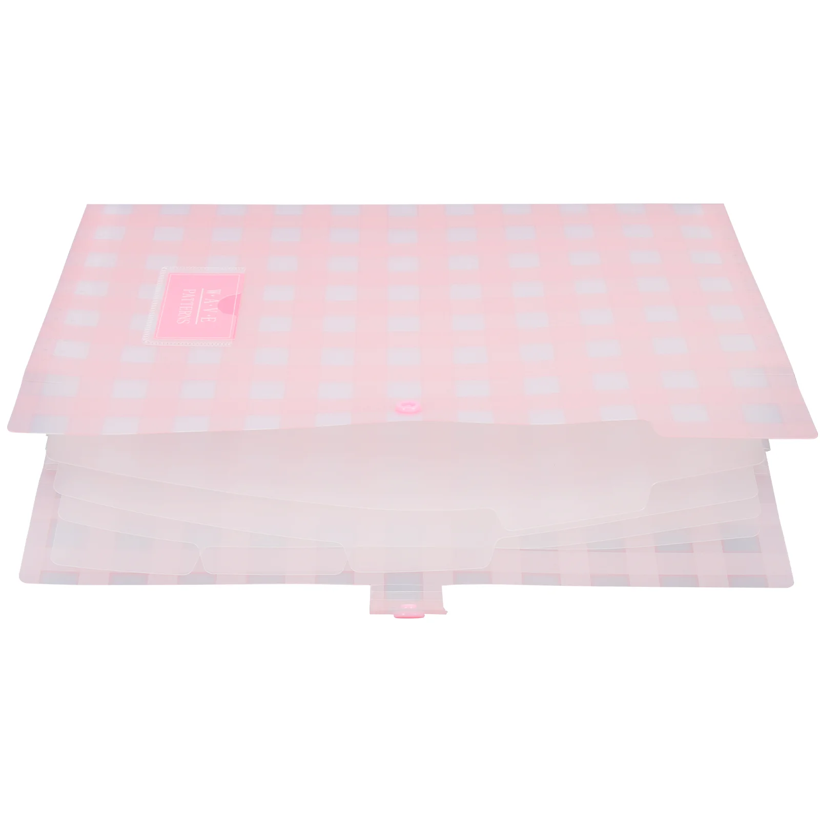 Expandable File Folder Holder Large Capacity Keeper Bill Accordion Bag Portable Receipt Pink Document Student