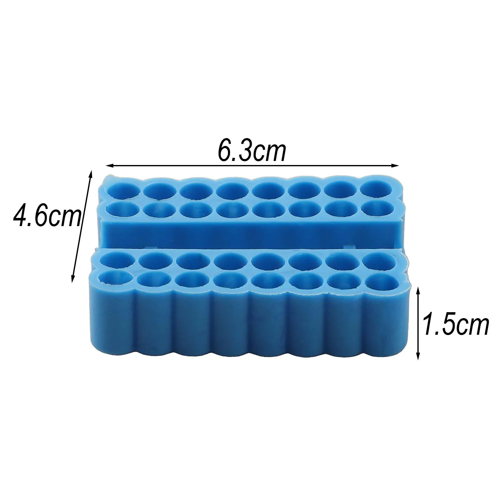 2 Stuks Bithouder 32 Gaten Bit Hex Shank Organizer Schroevendraaier Bithouder Boor Voor Opslag Voor 6.35 Mm Schacht opbergdoos