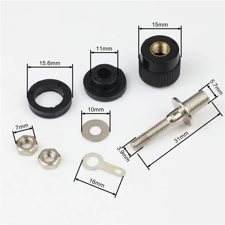 10 ชิ้น JS-910B 999B Binding โพสต์เทอร์มินัลปลั๊กกล้วย 4 มิลลิเมตรซ็อกเก็ต 4 มิลลิเมตรขั้วต่อสําหรับเครื่องขยายเสียง Arduino