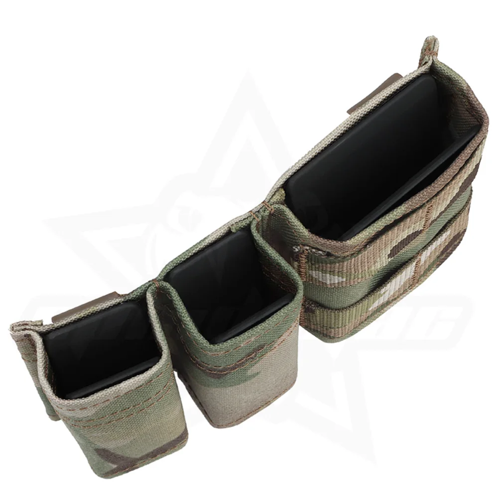 OPHIDIAN Bolsa de doble descarga, funda para linterna para 9 mm 5,56 mm, bolsa para revistas, bolsa de herramientas Molle, bolsillo IFAK Mag de seguridad