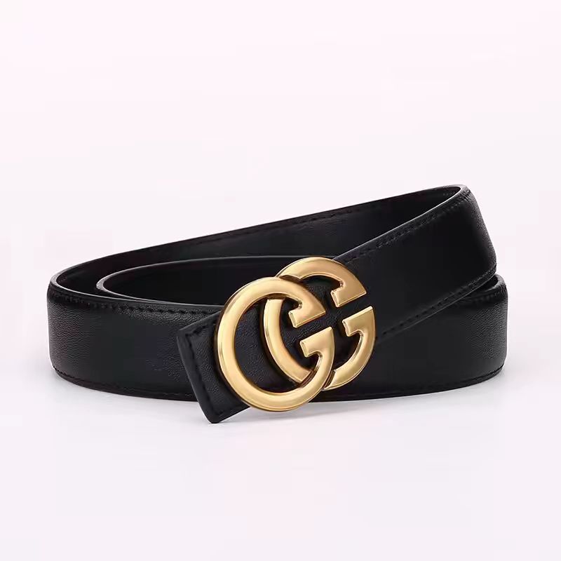 PU Leather Belt Women's Leather Boots Decorated Winter Jeans Fashion Model