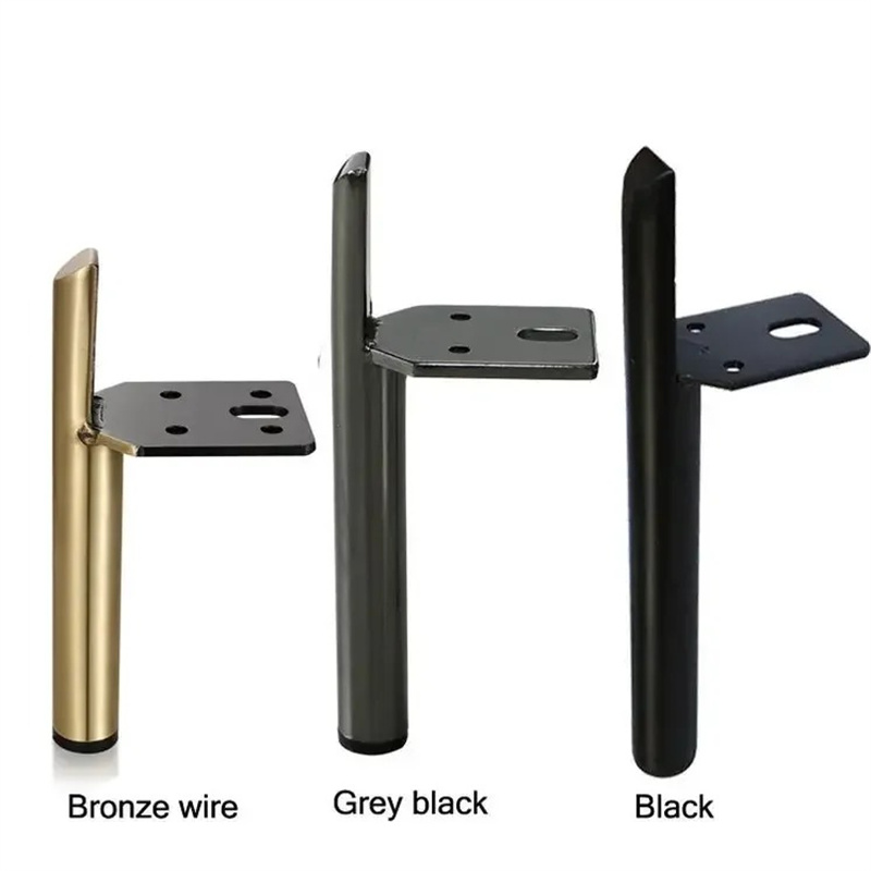 4pcs Light Luxury Metal Thickened Bathroom Cabinet TV Cabinet Table Edge Support Legs Sofa Feet Hardware Feet Tea Table Feet