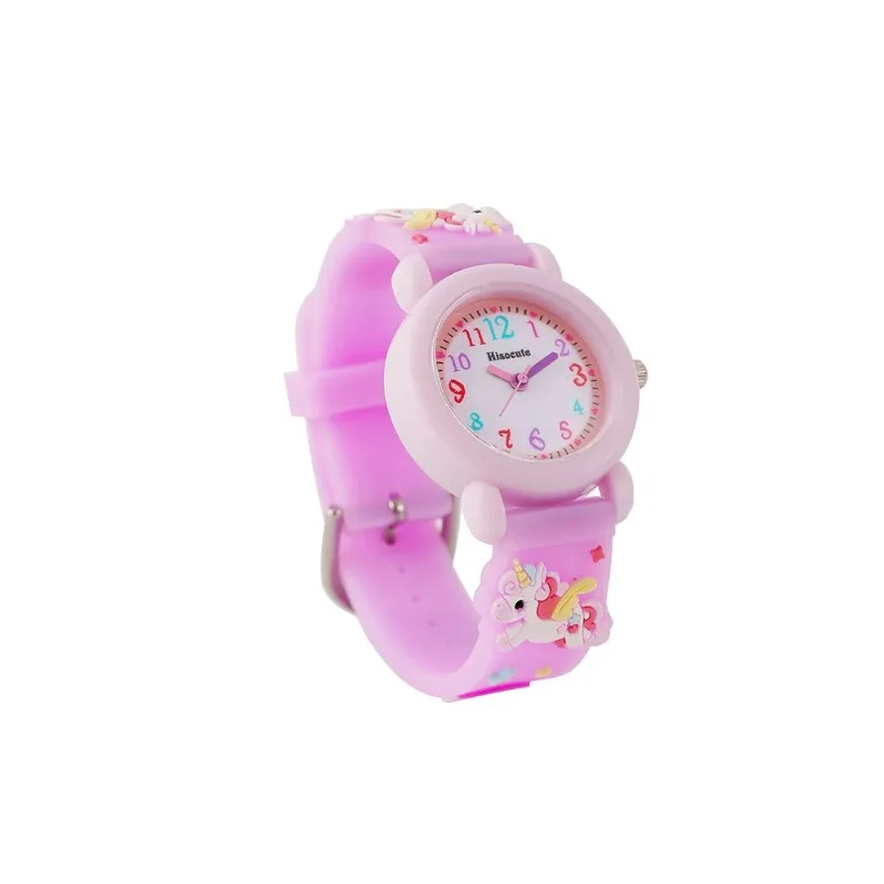 Reloj electrónico de cuarzo con dibujos de unicornios para niños, pulsera con diseño de unicornio, regalo para estudiantes, novedad de 2024