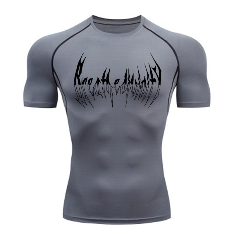 男性用速乾性スポーツTシャツ,ランニング,ベースレイヤー,ジムトレーニング,通気性,汗を発散させる,伸縮性のあるボディスーツ,新しい2022
