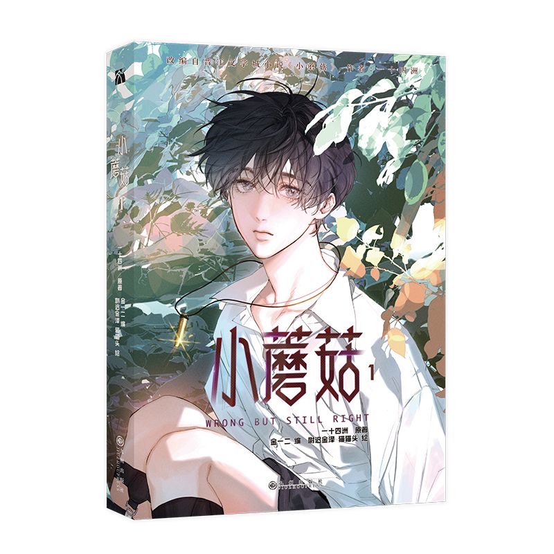 เห็ดน้อยผิดแต่ยังคงขวาหนังสือการ์ตูนต้นฉบับเล่ม 1 Lu Feng x An Zhe นิยายวิทยาศาสตร์จีน BL Manga Book