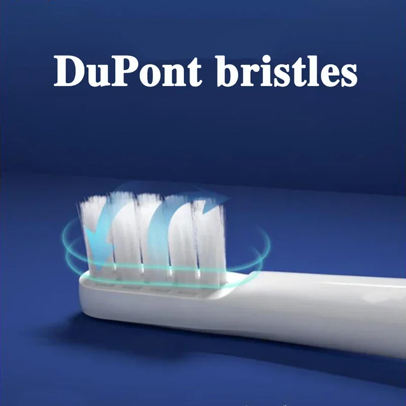 8PCS Für XIAOMI MIJIA T100 Ersatz Pinsel Köpfe Sonic Elektrische Zahnbürste Vakuum DuPont Weichen Borsten Geeignet Düsen
