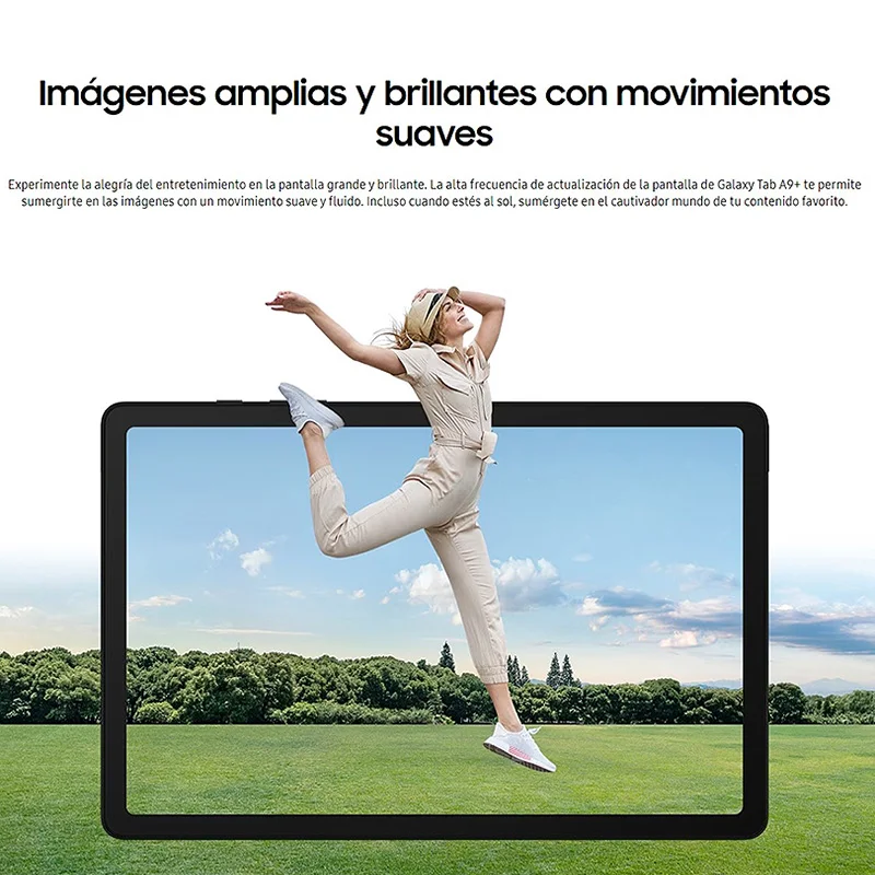 Samsung Galaxy Tab A9+ WI-FI，Tableta，Octa-Núcleo，8 MP Cámara，11 pulg，7040 mAh batería