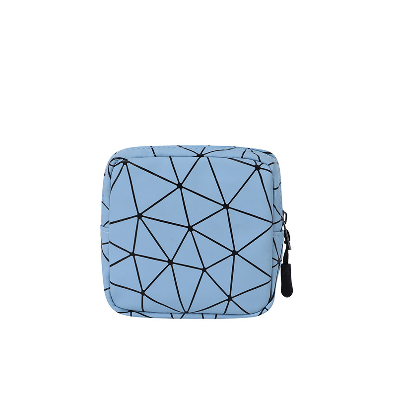 Borsa organizzativa impermeabile in pelle PU, borsa per gioielli, borsa mensile portatile, borsa per assorbenti igienici da esterno per donna