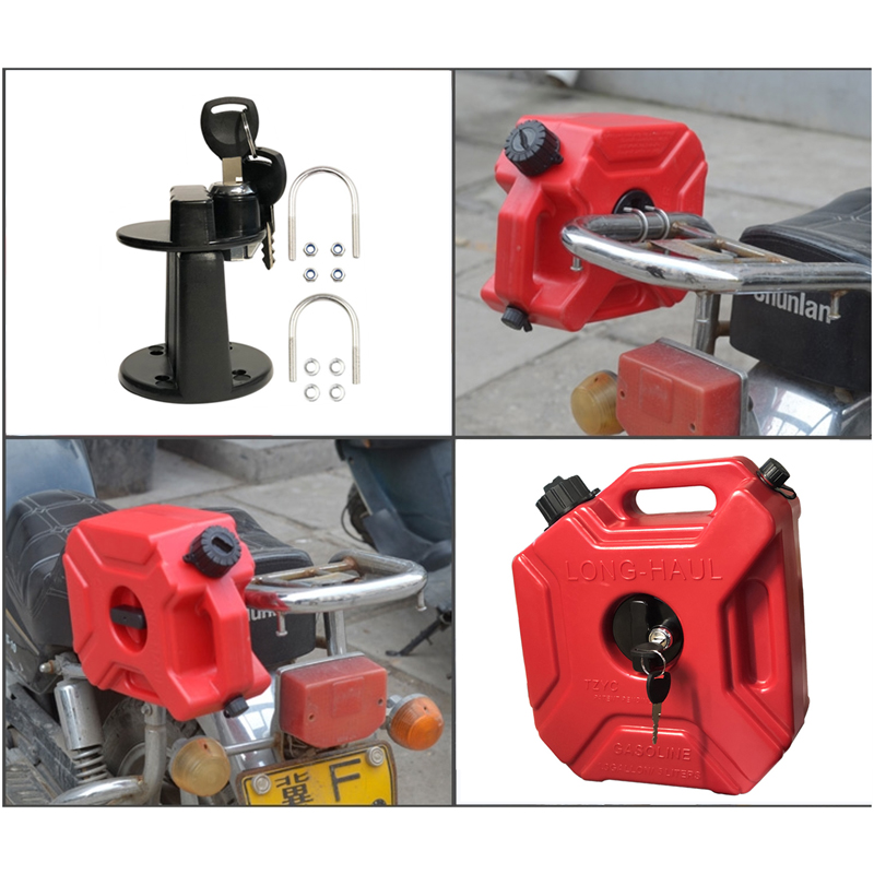 車用のロック付きまたはなしのユニバーサルガソリン缶,オートバイの燃料タンク,スペアガス,ガソリンコンテナ,3l,5l