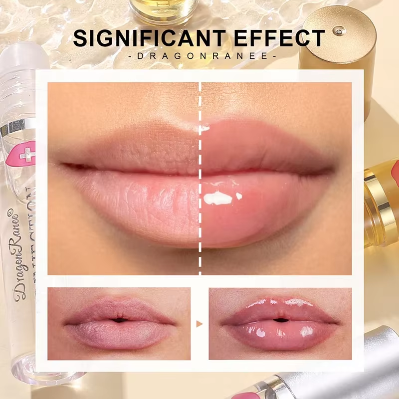 Aceite voluminizador instantáneo para labios, potenciador de labios, brillo de labios, suero hidratante, lápiz labial antiarrugas, maquillaje Sexy para el cuidado de los labios