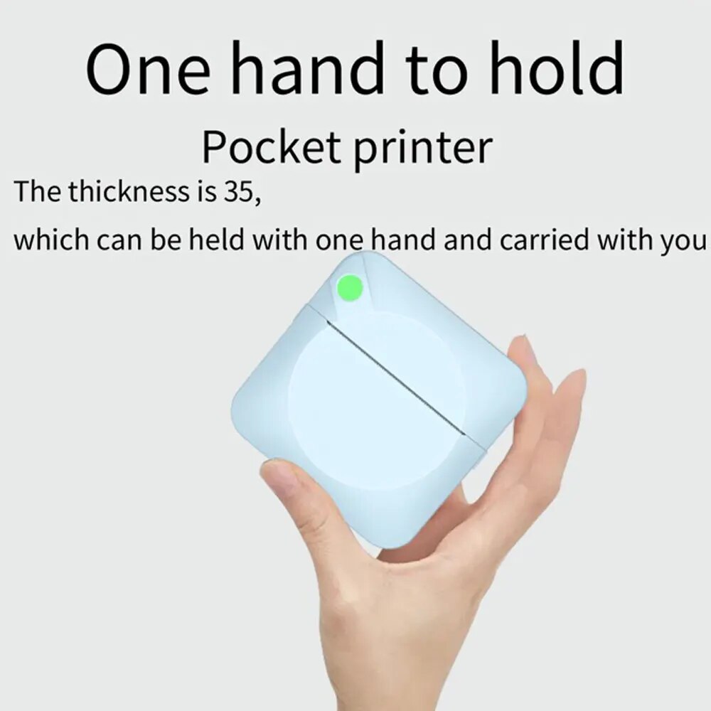 Zabawny nadruk Przenośne termiczne samoprzylepne naklejki Drukarka fotograficzna HD Mini Bluetooth 57 * 25 mm Materiały eksploatacyjne Projektor etykiet 2D do telefonu